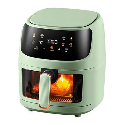 (Green) 8.0 Hot Healthy Frying Cool-Touch Air Fryer