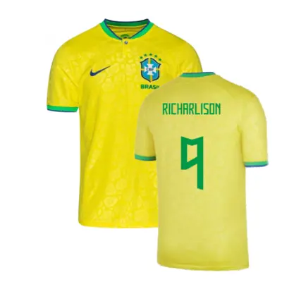 (MB) Brazil Little Boys Home Shirt (Richarlison 9)