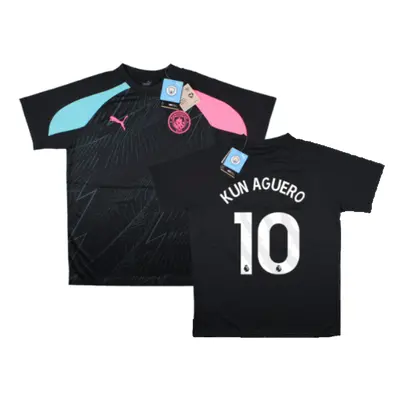 (XXLB) Man City Pre-Match Jersey (Dark Navy) - Kids (KUN AGUERO 10)