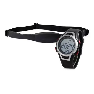 Heart Rate Monitor Watch - Waterproof Fitness Sport Running Hrm With Wireless Pulse Sensor