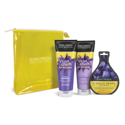 Violet Crush Gift Set - for Blonde Hair - x 250ml Shampoo/Conditioner + Miracle Drop Sachet