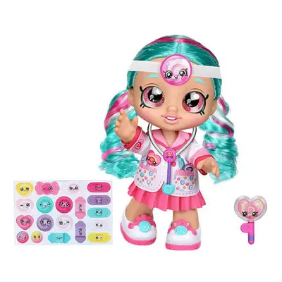 Kindi Kids Toddler Doll - Dr Cindy Pops Dress Up - Includes Stethascope and Shopkins Accessories