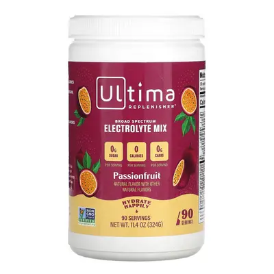 Ultima Replenisher, Electrolyte Mix, Passionfruit, 324g