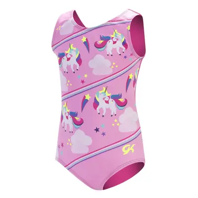 GK Stars Gymnastics & Dance Leotard for Girls and Toddlers - Activewear One Piece Outfit in Fun 