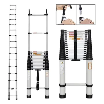 (6.2M) Telescopic Extendable Ladder 2.6M 3.2M 3.8M 4.4M 5M 6.2M Telescopicing Ladder with Roof H