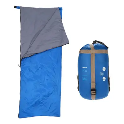 (blue) Lixada * 75cm Outdoor Envelope Sleeping Bag Camping Travel Hiking Multifunction Ultra-lig