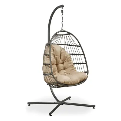 Garden Store Direct Single Folding Hanging Cocoon Swing Seat