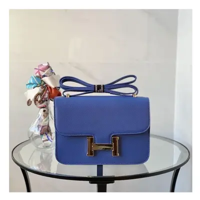 (Blue, 1) New trendy high-end shoulder crossbody bag, versatile and fashionable design high-valu