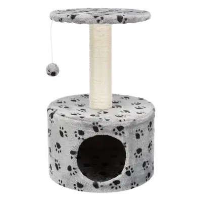 TRIXIE Cat Scratching Post Junior Toledo Grey Cat Furniture Scratching Pillar