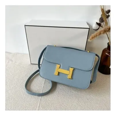 (Light blue, 1) New trendy high-end shoulder crossbody bag, versatile and fashionable design hig