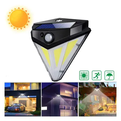 84LED COB Solar Light PIR Motion Wall Light Home Garden Outdoor Lamp