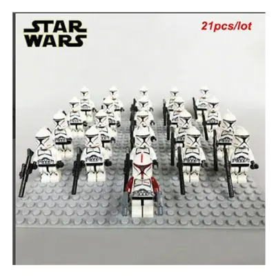 21 Star Wars Phase1 Clones Minifigures Fit Lego