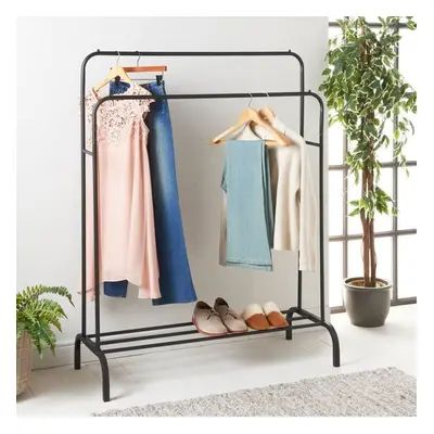 Spaceways Double Garment Rail with Rack to hang up your clothes