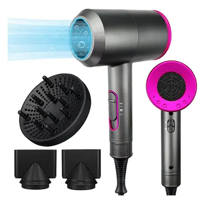 Ionic Conditioning Hair Dryer for Frizz-free Styling with Diffuser And Concentrator Attachment, 