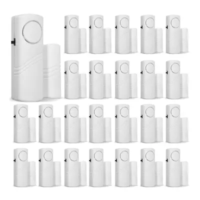 24Pcs Door and Window Alarm Electronic Alarm Window Alarm Sensor Anti-Burglary Window Security A