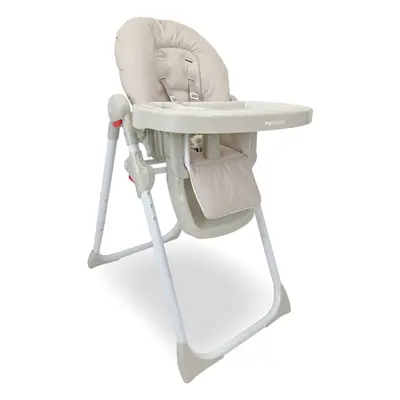 MBHC8 Premium Highchair - Oatmeal Herringbone