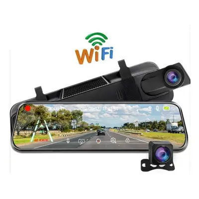 (as the picture, WIFI Without TF Card) 10" 4g Car Dvr Camera Gps Fhd 1080p Android 8.1 Dash Cam 