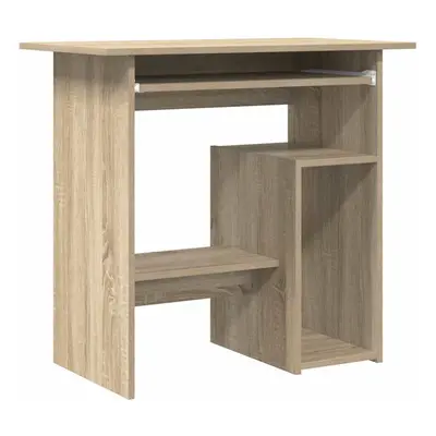 vidaXL Desk Sonoma Oak Engineered Wood Bedroom Living Room Office Workstation