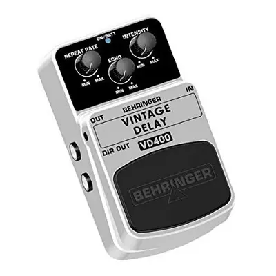 Behringer VD400 Vintage Analog Delay Effects Pedal,White