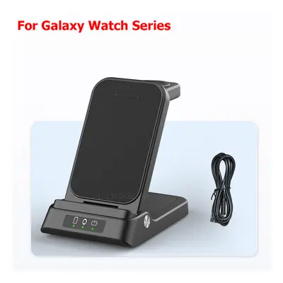 (Black) in Wireless Charger For Samsung Galaxy Watch 6/5 Pro Fast Charging