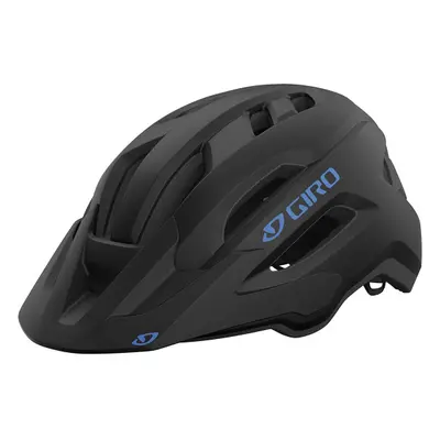 Giro Fixture II MIPS Mountain Bike Helmet for Men Women Kids and Adults - Matte Black/Blue Logo 