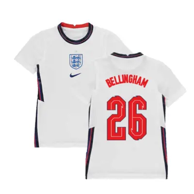 (SB) England Home Nike Football Shirt (Kids) (Bellingham 26)