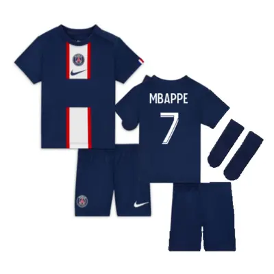 (XSB) PSG Little Boys Home Kit (MBAPPE 7)