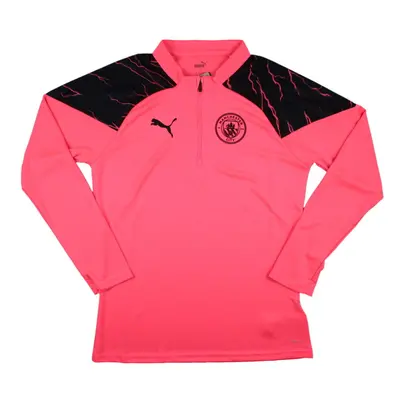 (L) Man City Training Half Zip Top (Sunset Glow)