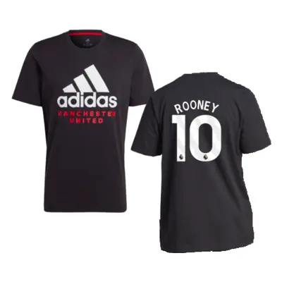 (M) Man Utd DNA Graphic Tee (Black) (Rooney 10)