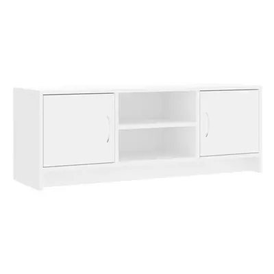 (white) vidaXL TV Cabinet TV Stand Media Console High Gloss White Engineered Wood