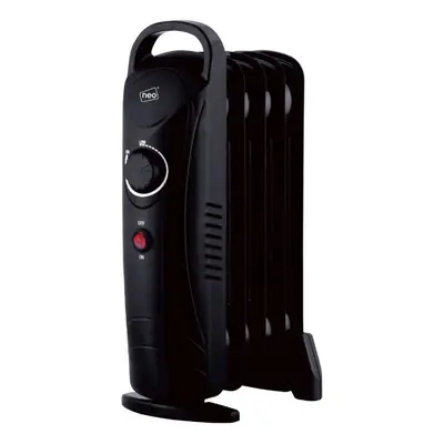 (Black) Neo 650W Oil Filled Fin Electric Heater Radiator