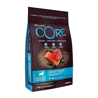 Wellness CORE Adult Ocean, Dry Dog Food, Dog Food Dry For Healthy Skin and Shiny Coat, Grain Fre