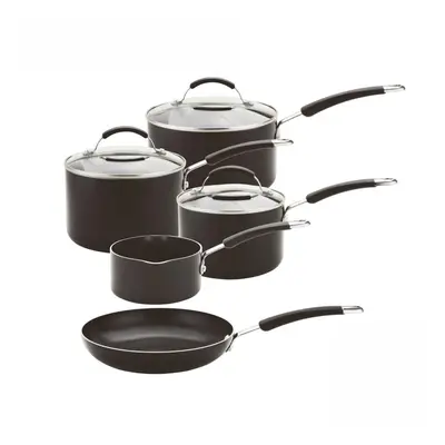 Meyer Piece Cookware Set - Non Stick Aluminium, Induction and Dishwasher Safe