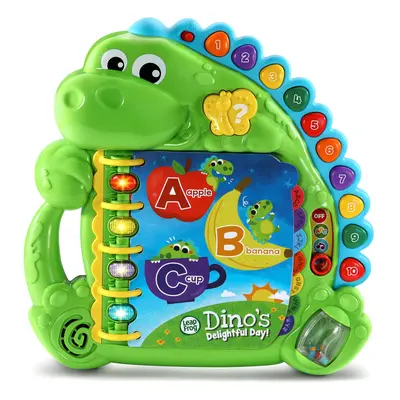 LeapFrog Dino's Delightful Day Alphabet Book Green