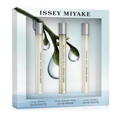 Issey Miyake Pcs Set For Women: X 0.33 Oz Eau De Toilette Purse Spray + Pure 0.33 Oz Eau De Parf