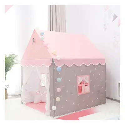 (pink) Children Play Tent Easy Setup Child Room Decoration For Boy Girl Large Space Toddler Fair