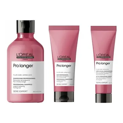 L'Oreal Serie Expert Pro Longer - Shampoo 300ml - Conditioner 200ml - Leave In Cream 150ml