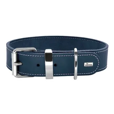 AALBORG SPECIAL Dog Collar Leather Durable Comfortable (M) Dark Blue