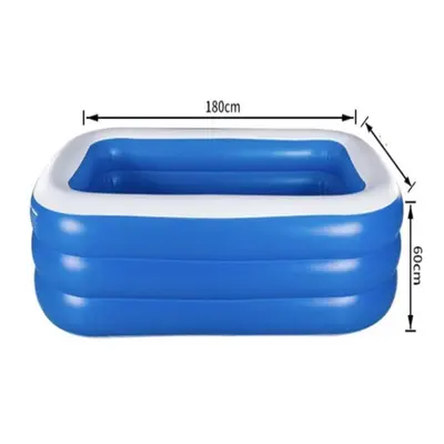 (180x120x60cm) 150/180/210cm Layers Inflatable Pool Family Swim Center Pool For Kids Adults