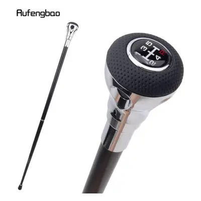 (as the picture) Black Silver Number Silver Walking Cane Fashion Decorative Walking Stick Gentle