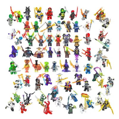 72pcs/set Ninjago Mini figure Kai Jay Building Blocks Kids Toys Gift