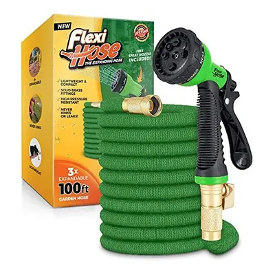 Flexi Hose Upgraded Expandable Garden Hose Pipe Including Function Spray Gun Nozzle - Extra Stre