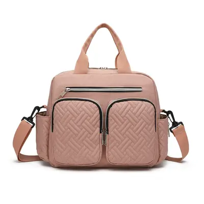 (Pink) Durable And Functional Changing Tote bag