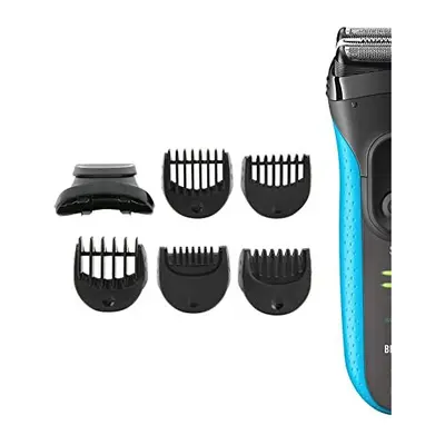 Electric Shaver Trimmer Head for Braun Series 3, Electric Razor Head with x Guide Comb 1/2/3/5/7