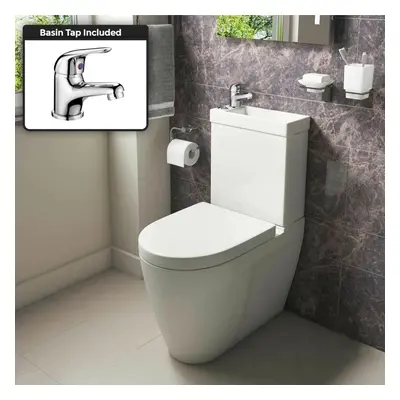 Nes Home in Compact Basin and Toilet combo inc Mono Basin Mixer