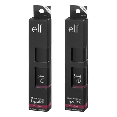 Pack of e.l.f. Moisturizing Lipstick Wine Tour