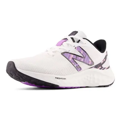 New Balance Women's Fresh Foam Arishi V4 Running Shoe White/Black/Purple Fade