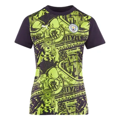 (M) Man City Pre-Match Shirt (Yellow Glow) - Womens