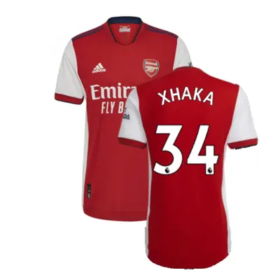 (S) Arsenal Authentic Home Shirt (XHAKA 34)