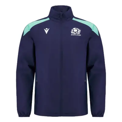 (M) Scotland Rugby Waterproof Mesh Jacket (Navy)